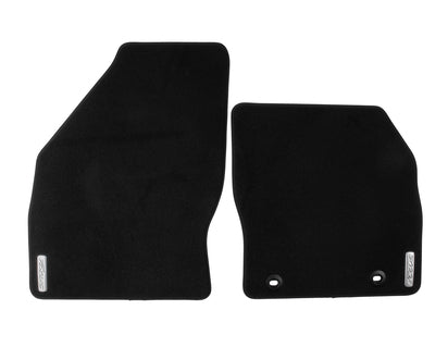 Genuine Velour Floor Mats front, black - 1349109
