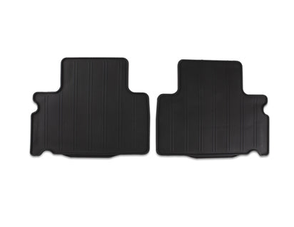Genuine Rubber Floor Mats rear, black, for second seat row - 1423848
