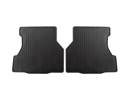 Genuine Rubber Floor Mats rear, black - 1446092
