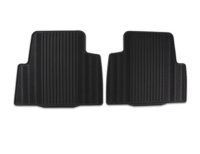 Genuine Rubber Floor Mats rear, black - 1502031
