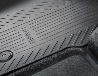 Genuine Rubber Floor Mats front, black, manual transmission - 2047028