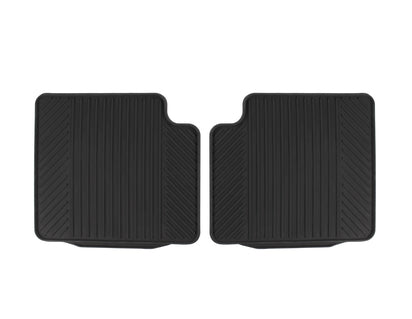 Genuine Rubber Floor Mats rear, black - 1558529