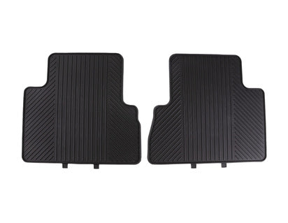 Genuine Rubber Floor Mats rear, black, for second seat row - 1686206
