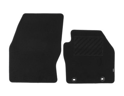 Genuine Carpet Floor Mats front, black - 1693730