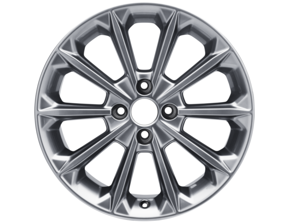 Genuine Alloy Wheel 17" 10-spoke design, Luster Nickel - 2238246