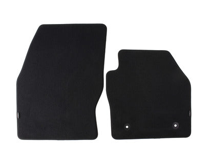 Genuine Velour Floor Mats front, anthracite with black nubuk surround - 1765389