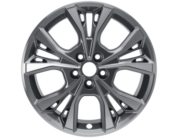 Genuine Alloy Wheel 18" 5-spoke Y design, Rockmetallic machined - 2216079