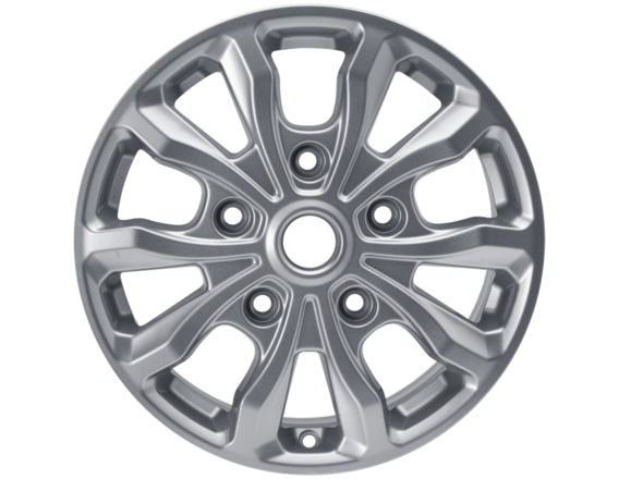 Genuine Alloy Wheel 17" 10-spoke design, sparkle silver - 2221797