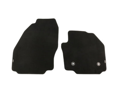 Genuine Velour Floor Mats front, black - 1806028