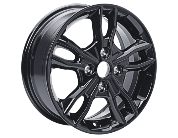Genuine Alloy Wheel 15" 5 x 2-spoke design, Panther Black - 2237414