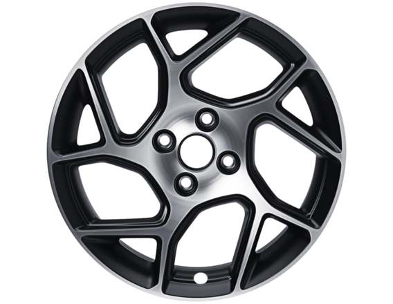 Genuine Alloy Wheel 17" 5 x 2-spoke Y design, Black Matt Machined - 2169241