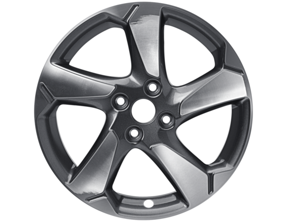 Genuine Alloy Wheel 17" 5-spoke design, Rough Metal - 2246352