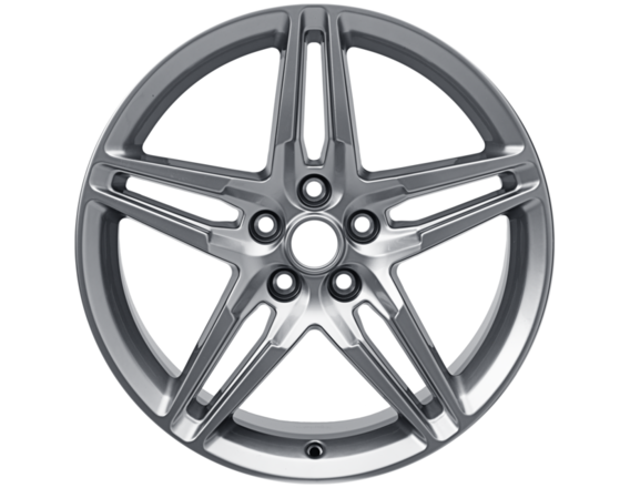 Genuine Alloy Wheel 19" rear, 5 x 2-spoke design, Forged Silver - 2179556