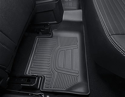 Genuine Rubber Floor Mats rear, black - 2268332