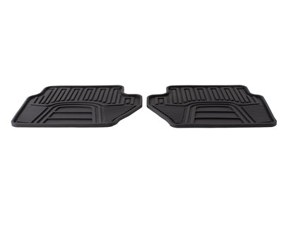 Genuine Rubber Floor Mats rear, black - 1848171