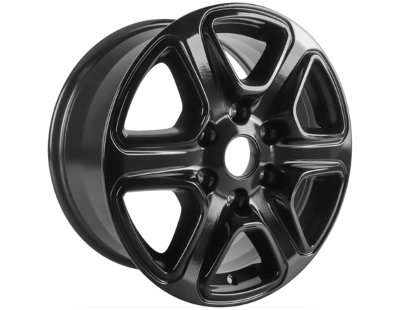 Genuine Alloy Wheel 17" 6 x 2-spoke design, Panther Black - 1868060