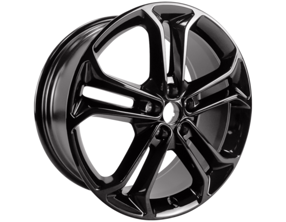 Genuine Alloy Wheel 19" 5 x 2-spoke design, Absolute Black - 1905166