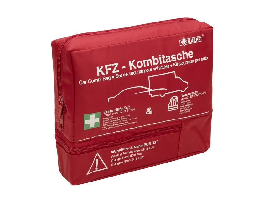 Genuine Kalff* Premium Safety Pack in red nylon bag, Nano "Trio" - 2646610