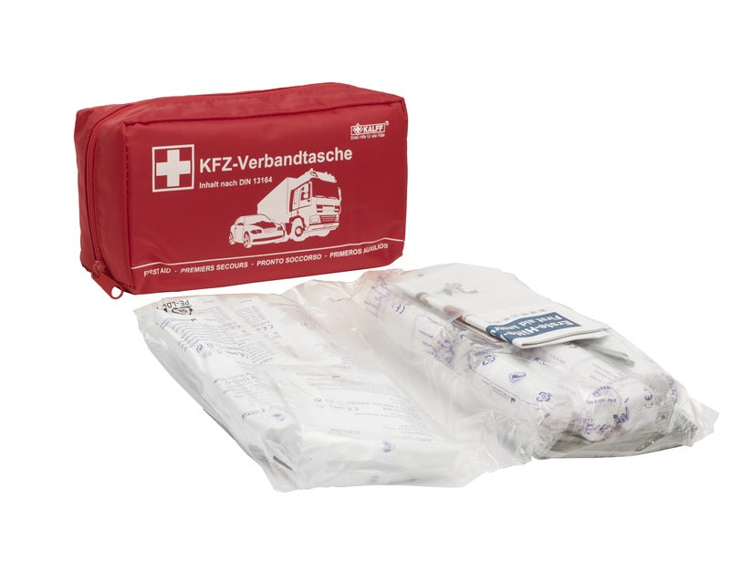 Genuine Kalff* First Aid Kit in red nylon bag, Nano - 2646575