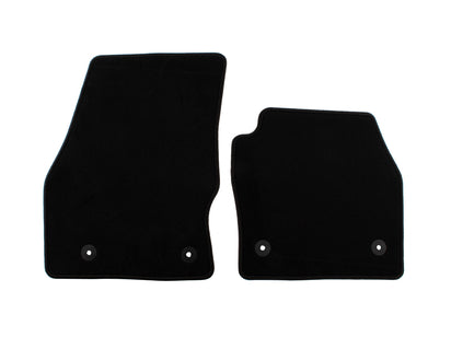 Genuine Carpet Floor Mats front, black - 1928455