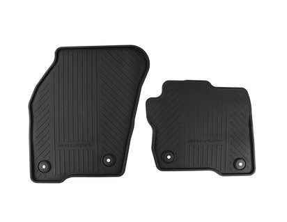Genuine Rubber Floor Mats front, black - 1948137