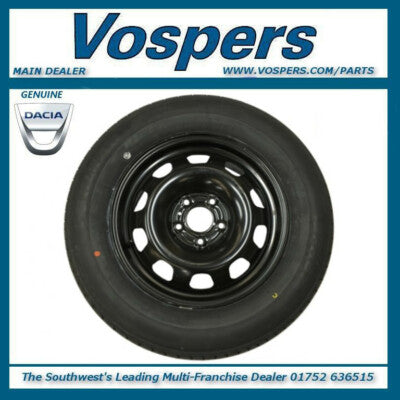 Genuine Dacia Duster 2WD 2010 - 2017 Full Size 16" Steel Spare Wheel Kit & Tyre