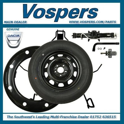 Genuine Dacia Duster 2WD 2010 - 2017 Full Size 16" Steel Spare Wheel Kit & Tyre