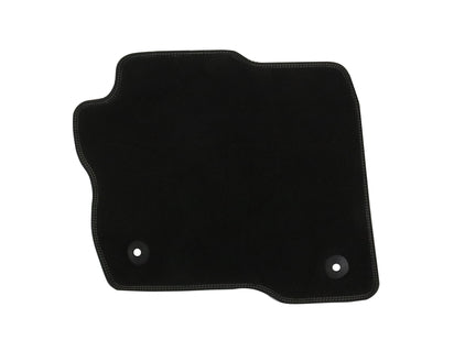 Genuine Velour Floor Mats front and rear, black with silver double stitching - 2002925