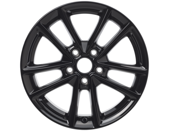 Genuine Alloy Wheel 16" 5 x 2-spoke design, Absolute Black - 2409386