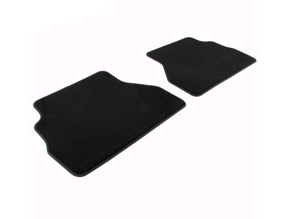 Genuine Velour Floor Mats rear, black with single stitching - 2014319