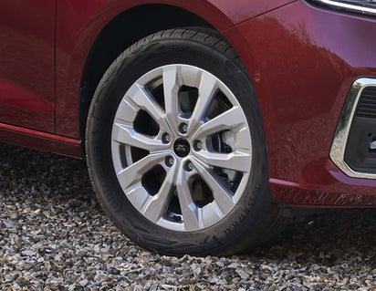 Genuine Alloy Wheel 17" 5-spoke design, black - 2613083