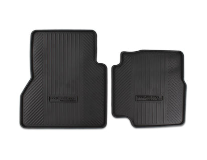 Genuine Rubber Floor Mats rear, black - 2079194