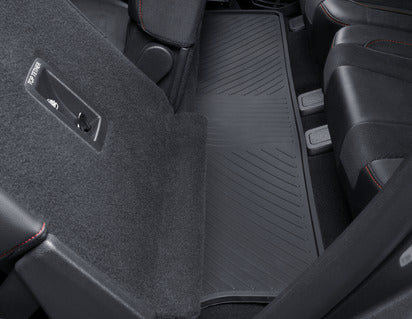Genuine Rubber Floor Mats rear 3rd row, black - 2100960
