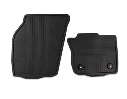 Genuine Rubber Floor Mats front, black - 2167671
