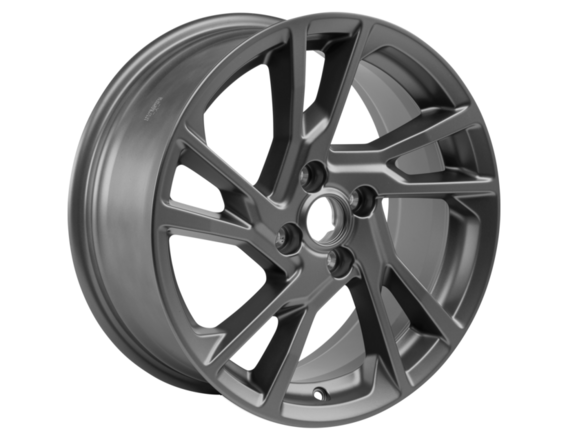 Genuine Alloy Wheel 17" 5 x 2-spoke design, Magnetite Machined - 2512473