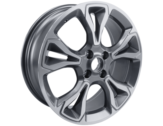 Genuine Alloy Wheel 18" 5 x 2-spoke design, Rock Metallic Machined - 2237392