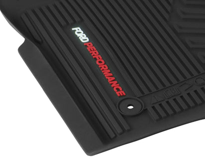 Genuine Rubber Floor Mats front, black - 2587147