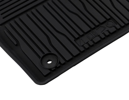 Genuine Rubber Floor Mats front, black - 2731692