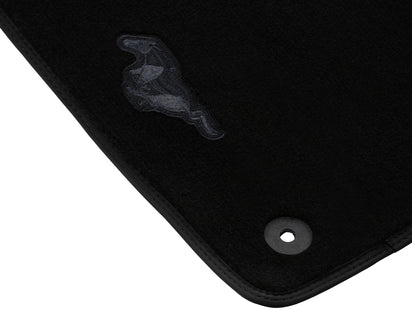 Genuine Velour Floor Mats front, black - 2721722
