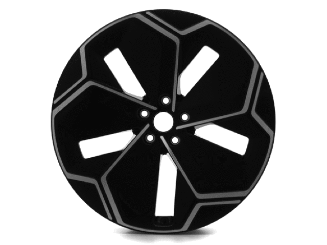 Genuine Alloy Wheel 21" rear, 5 spoke design, Asphalt Black and Bright Machined - 2707038