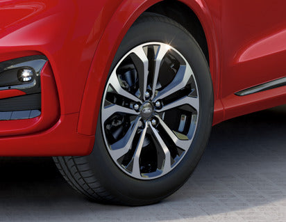 Genuine Alloy Wheel 17" 5 x 2-spoke design, Absolute Black/Machined - 2393238