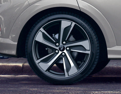 Genuine Alloy Wheel 19" 5-spoke design, Matt Black / Machined - 2498740