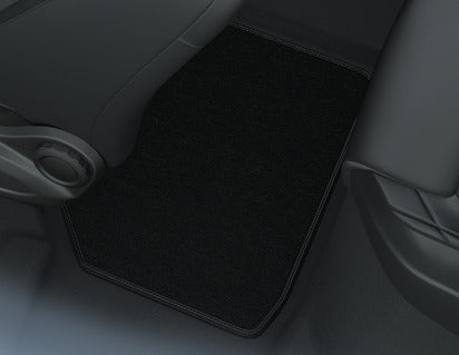 Genuine Velour Floor Mats rear, black - 2729825