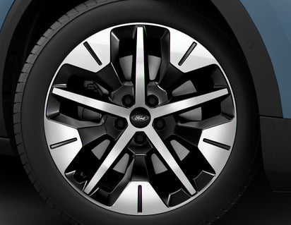 Genuine Alloy Wheel 19" rear, 5-spoke design, Absolute Black and Bright Machined - 2689770
