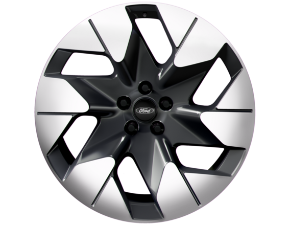 Genuine Alloy Wheel 20" rear, 6-spoke design, Magnetic and Bright Machined - 2689774