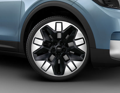 Genuine Alloy Wheel 21" front, 5 x 2-spoke design, Asphalt Matt and Bright Machined - 2693602