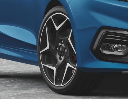 Genuine Alloy Wheel 18" 5 x 2-spoke design, Magnetite Machined - 2169247