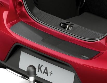 Genuine ClimAir®* Rear Bumper Protector plate, matte black - 2346163