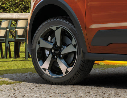 Genuine Alloy Wheel 17" 5-spoke design, black machined - 2484055