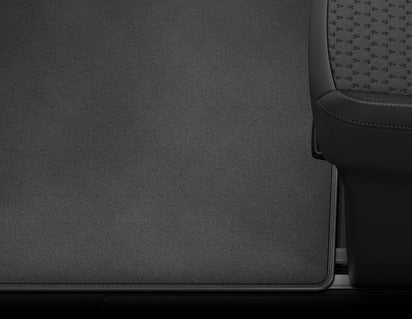 Genuine Carpet Floor Mats rear, black, for between 2nd and 3rd row seats - 2726503